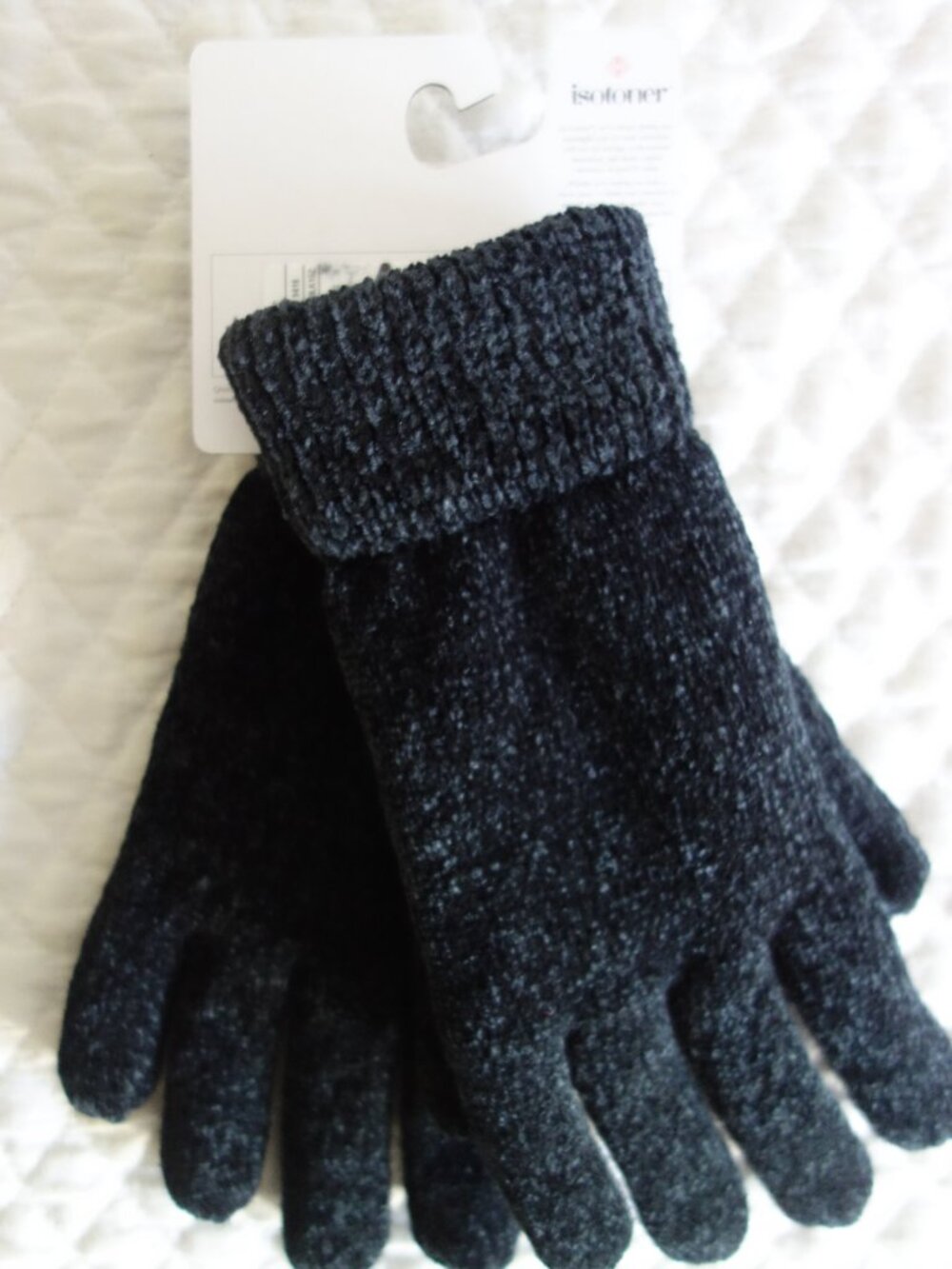 NWT $50 Two Pairs (Black/Brown) of Isotoner Gloves – S/M and One Size - Picture 8 of 9